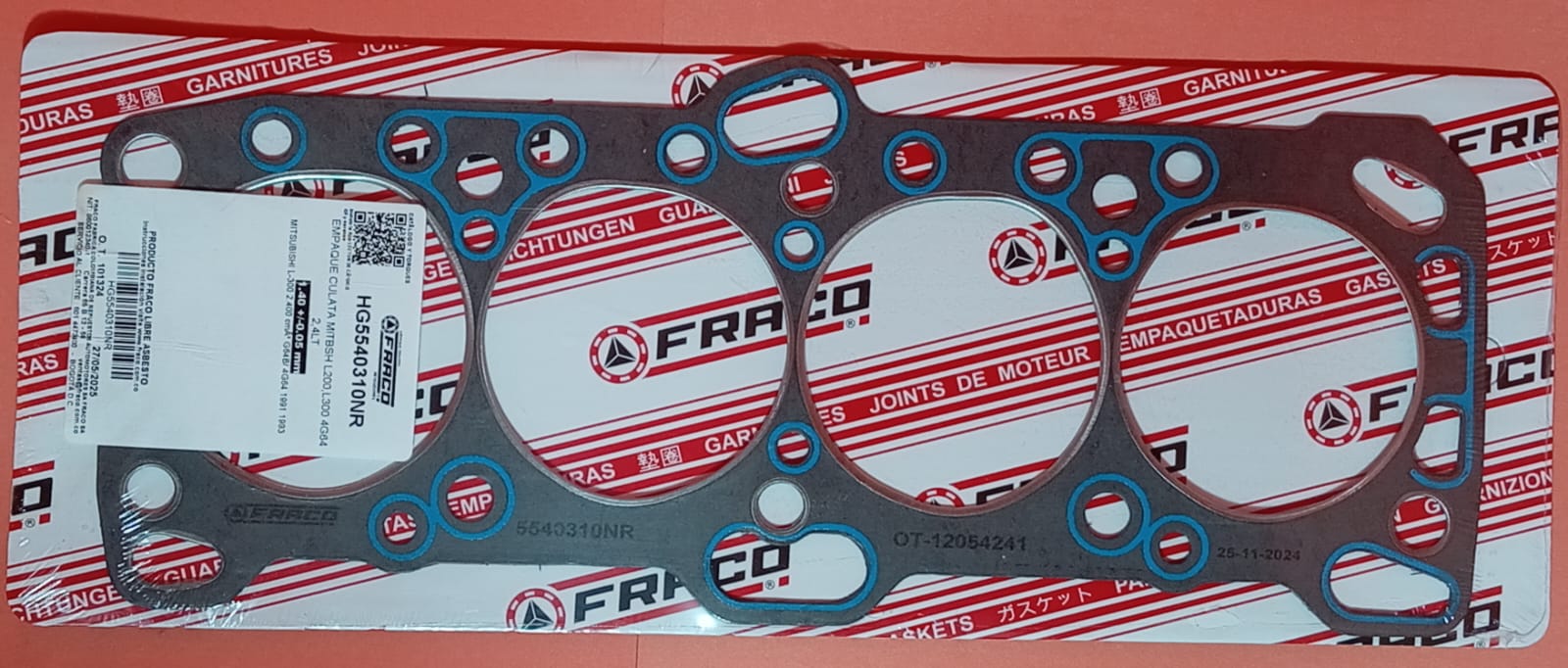 JUNTA DE CULATA MITSUBISHI L300/GALANT G64B/4G64 2.4 85/93