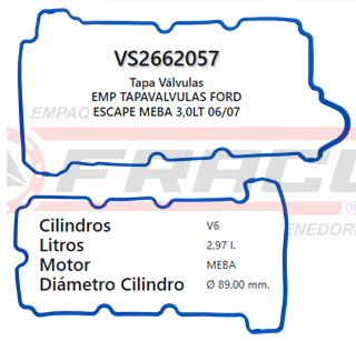 JUNTA DE T/VALVULA FORD ESCAPE MONDEO 3.0 181 06/08