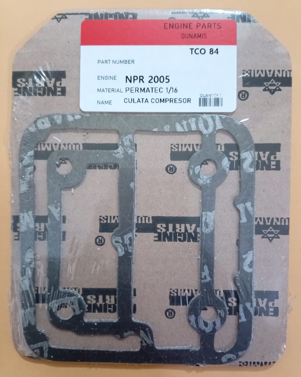 JUNTA DE CULATA COMPRESOR NPR 2005