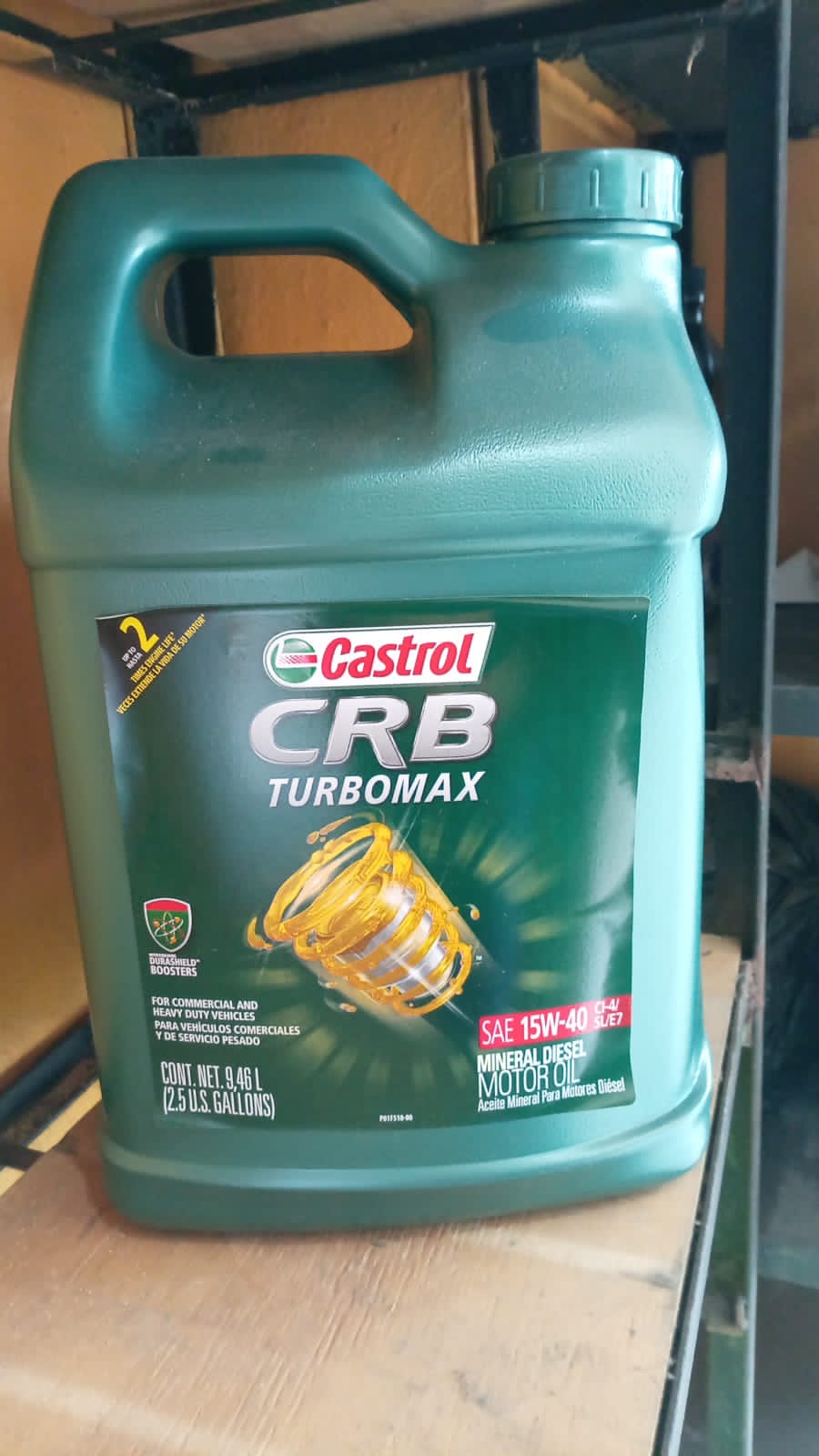 CASTROL CRB TURBOMAX 15W40 GALON 2.5