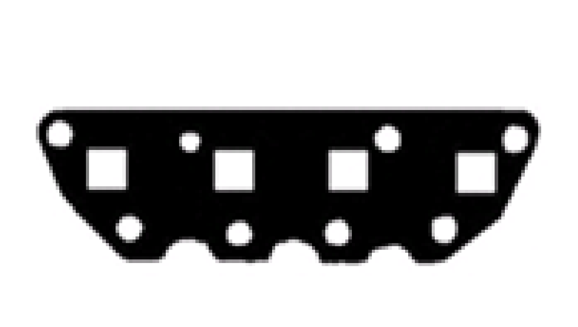 JUNTA DE ESCAPE. SUZUKI SUPER CARRY, CHANA, 1.0L, F10A 81UP