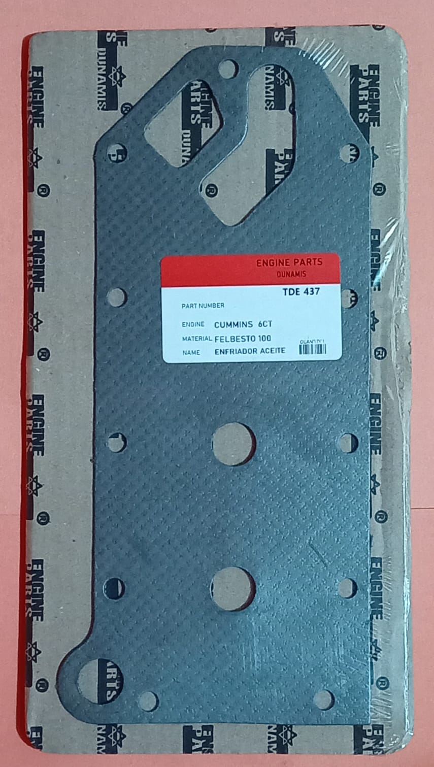 JUNTA DE BOMBA DE ACEITE CUMMINS 6 CT