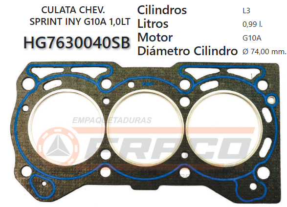 JUNTA DE CULATA SUZUKI G10A 98/03 SPRINT INJ.