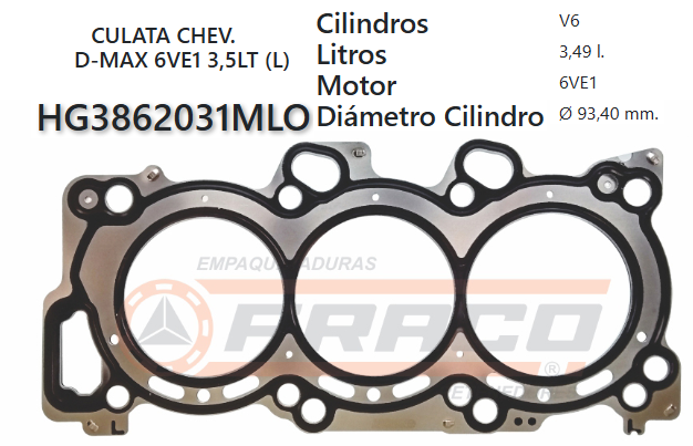 JUNTA DE CULATA ISUZU TROOPER 3.5 6VE1 98/_..(IZQ)