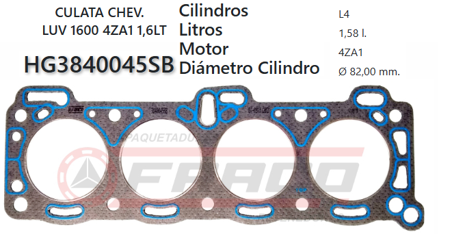 JUNTA DE CULATA ISUZU TROOPER 4ZA1 1.6 98/01 LUV