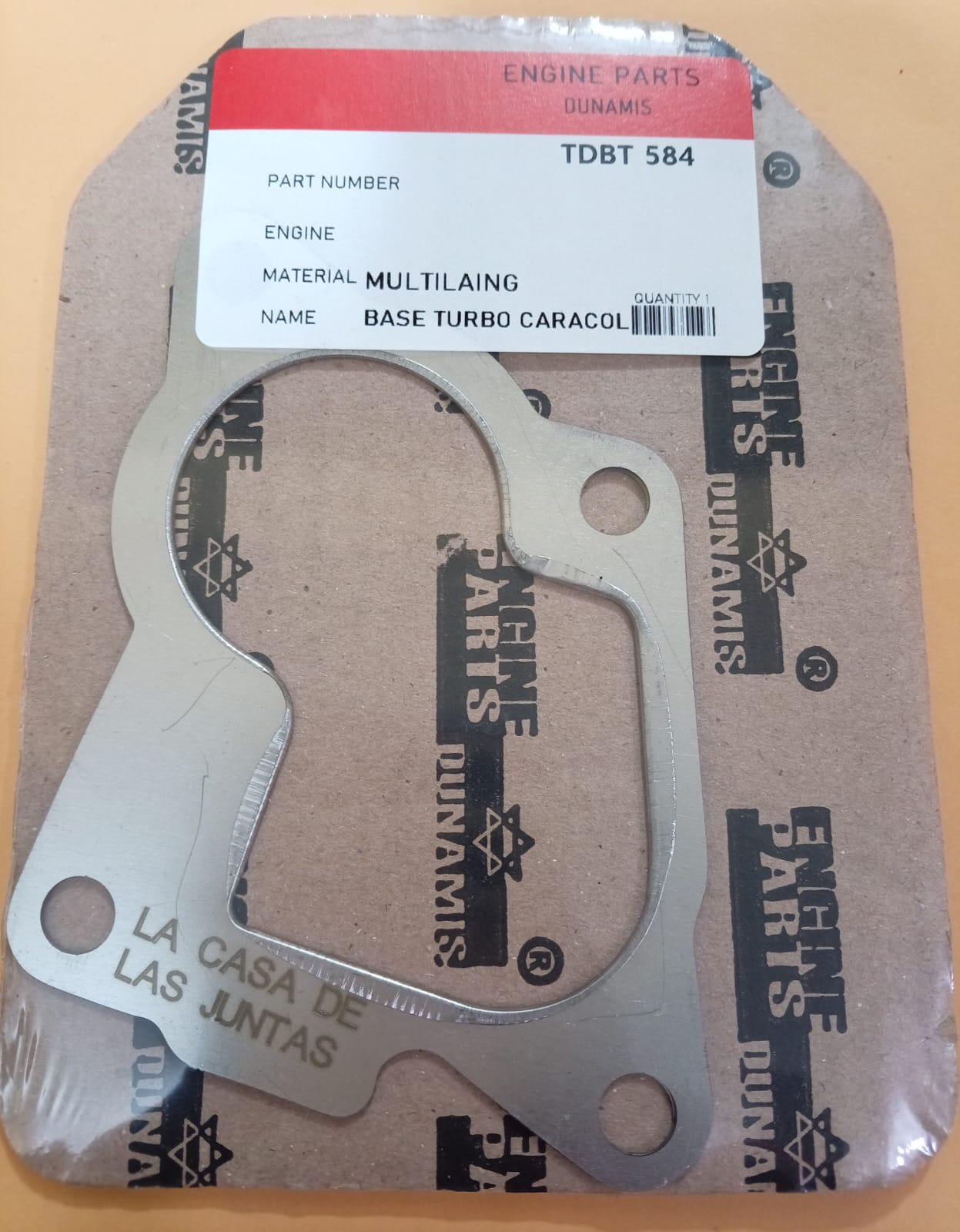 JUNTA DE TURBO BASE TURBO CARACOL