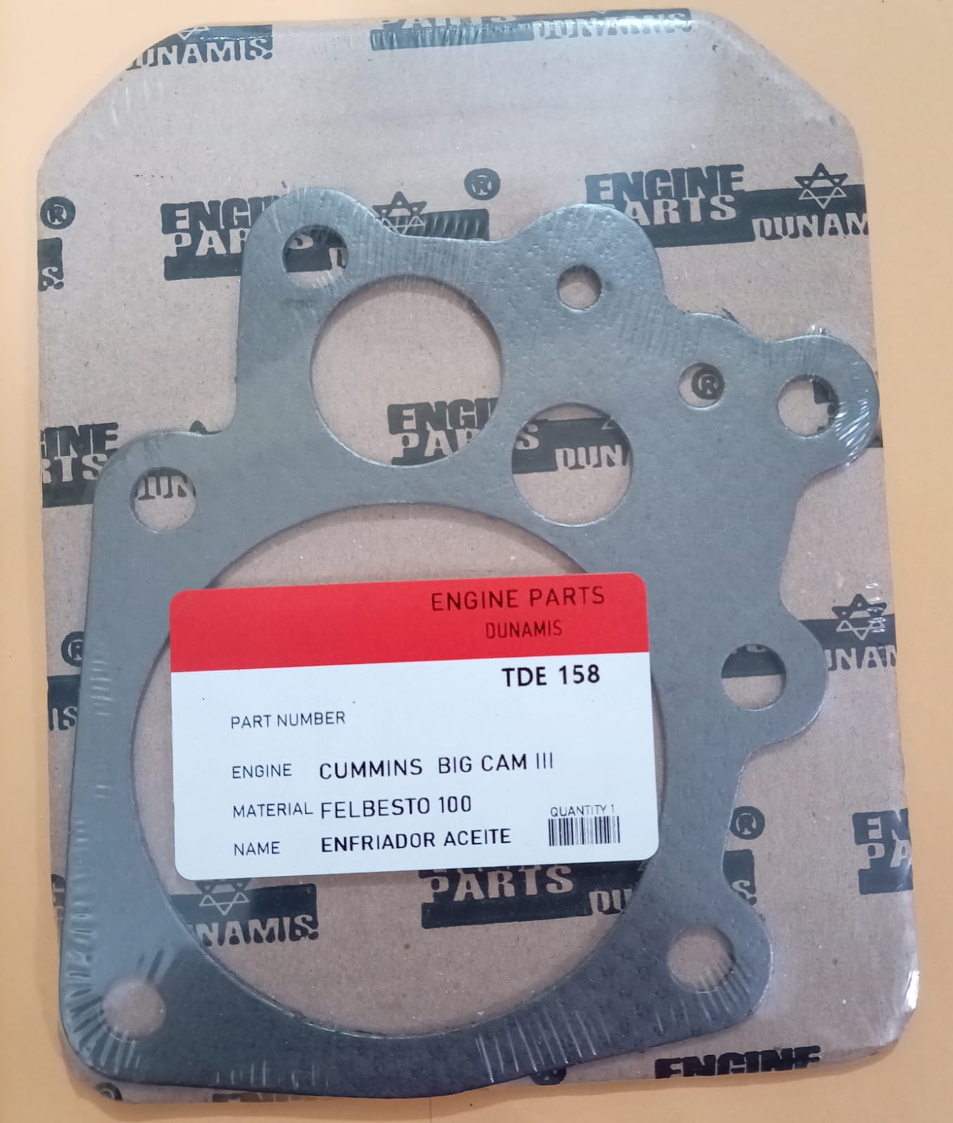 JUNTA DE BOMBA DE ACEITE CUMMINS BIG CAM III