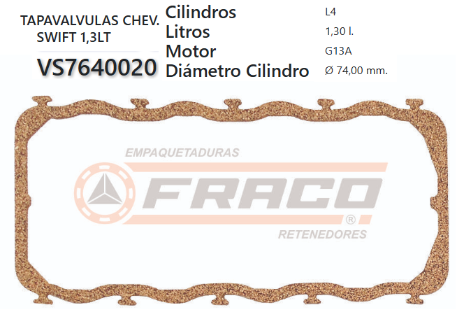 JUNTA DE T/VALVULA SUZUKI G13A/B