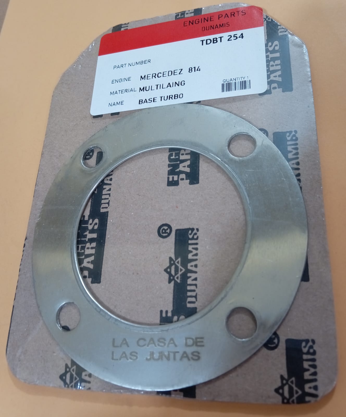 JUNTA DE TURBO MERCEDES 814 REDONDO