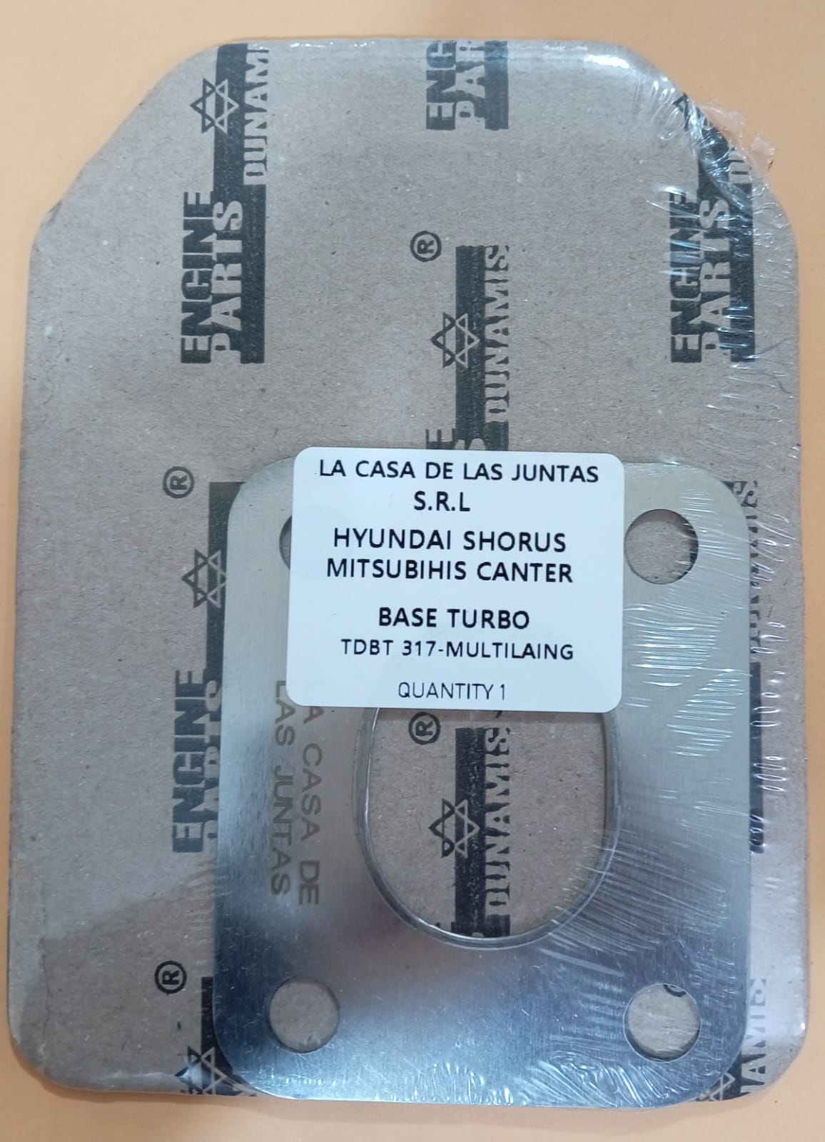 JUNTA DE TURBO HYUNDAI CHORUS CUADRADO