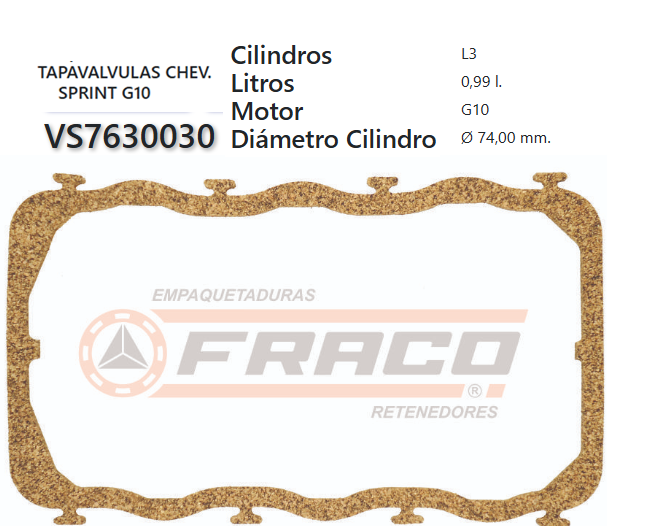 JUNTA DE T/VALVULA SUZUKI G10.