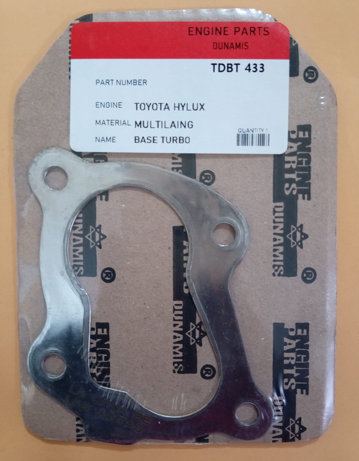 JUNTA DE TURBO TOYOTA HILUX