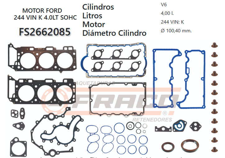 Junta de JUEGO JUNTAS FORD EXPLORER 244 4.0 97/01