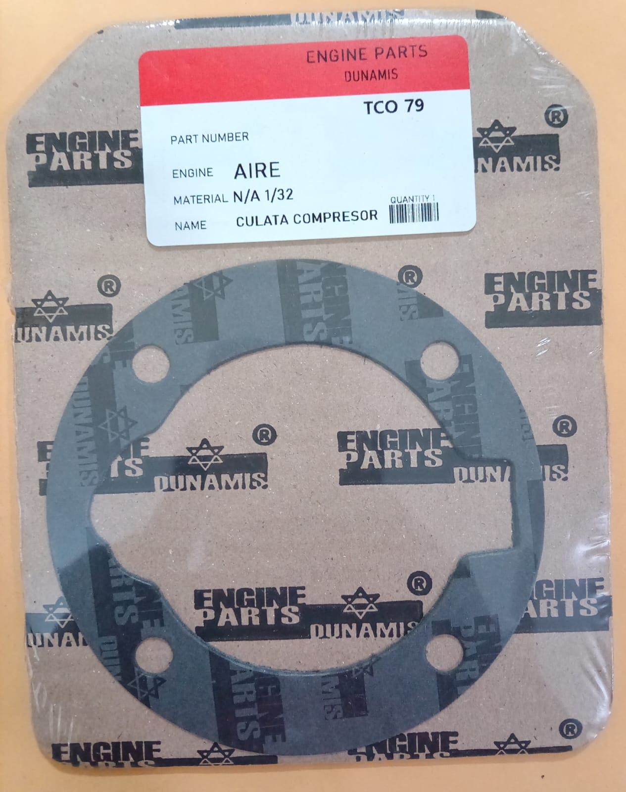 JUNTA DE CULATA COMPRESOR AIRE (Redondo)