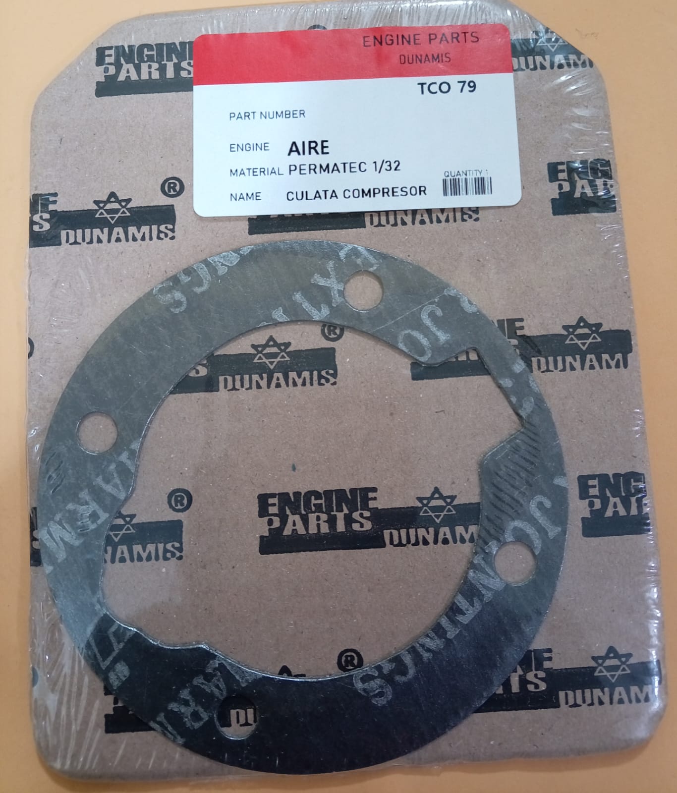 JUNTA DE CULATA COMPRESOR AIRE (Redondo)