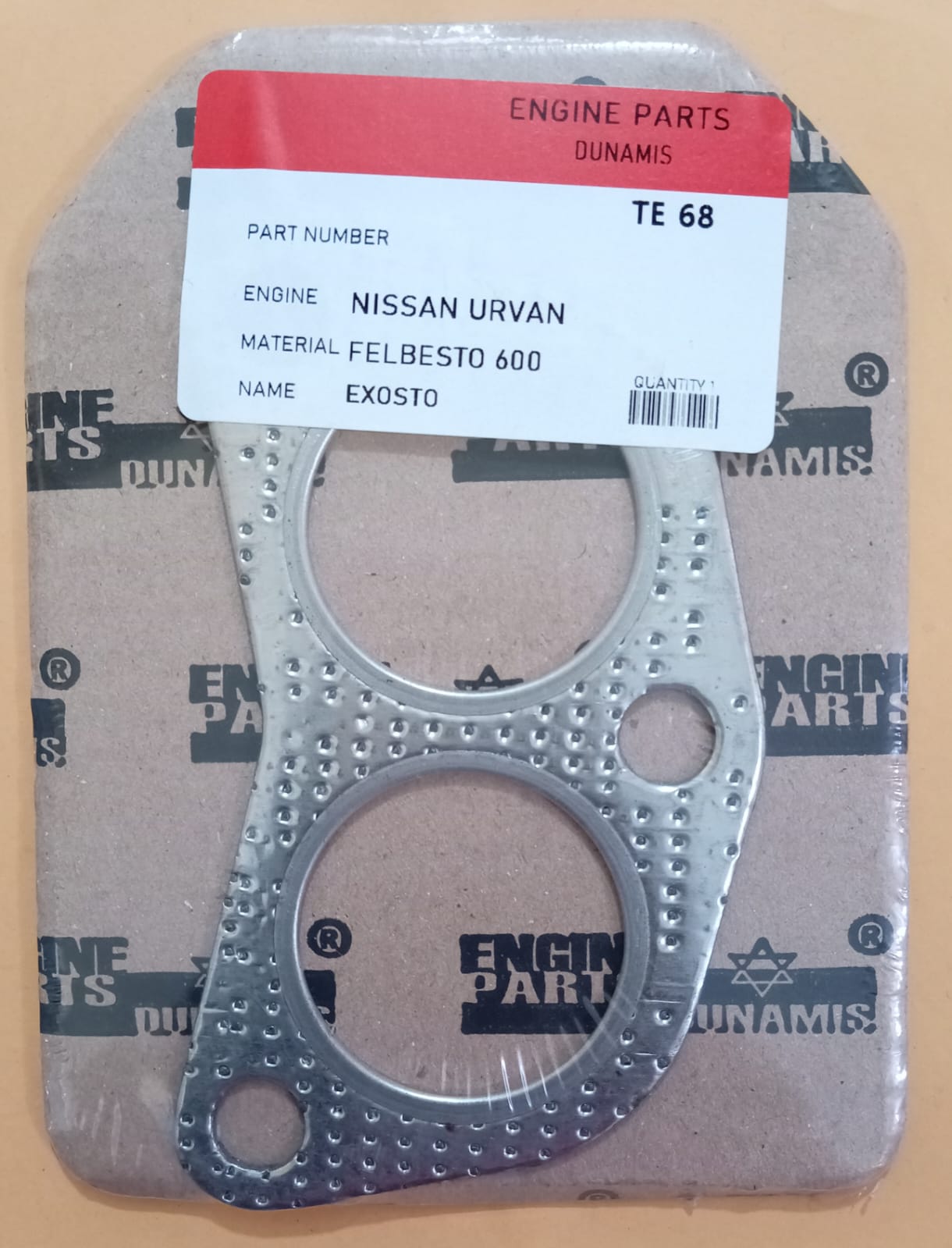 JUNTA DE ESCAPE. NISSAN URVAN
