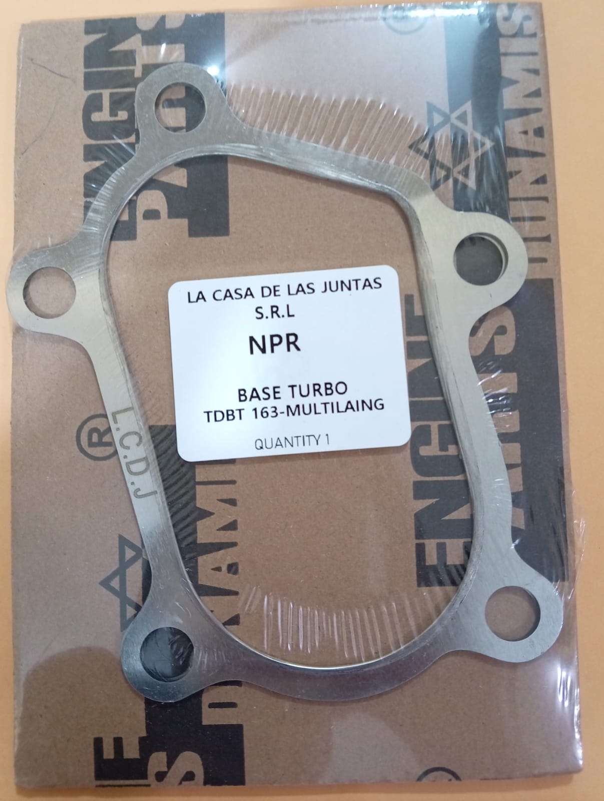 JUNTA DE TURBO NPR TIPO CARACOL MODELO NUEVO