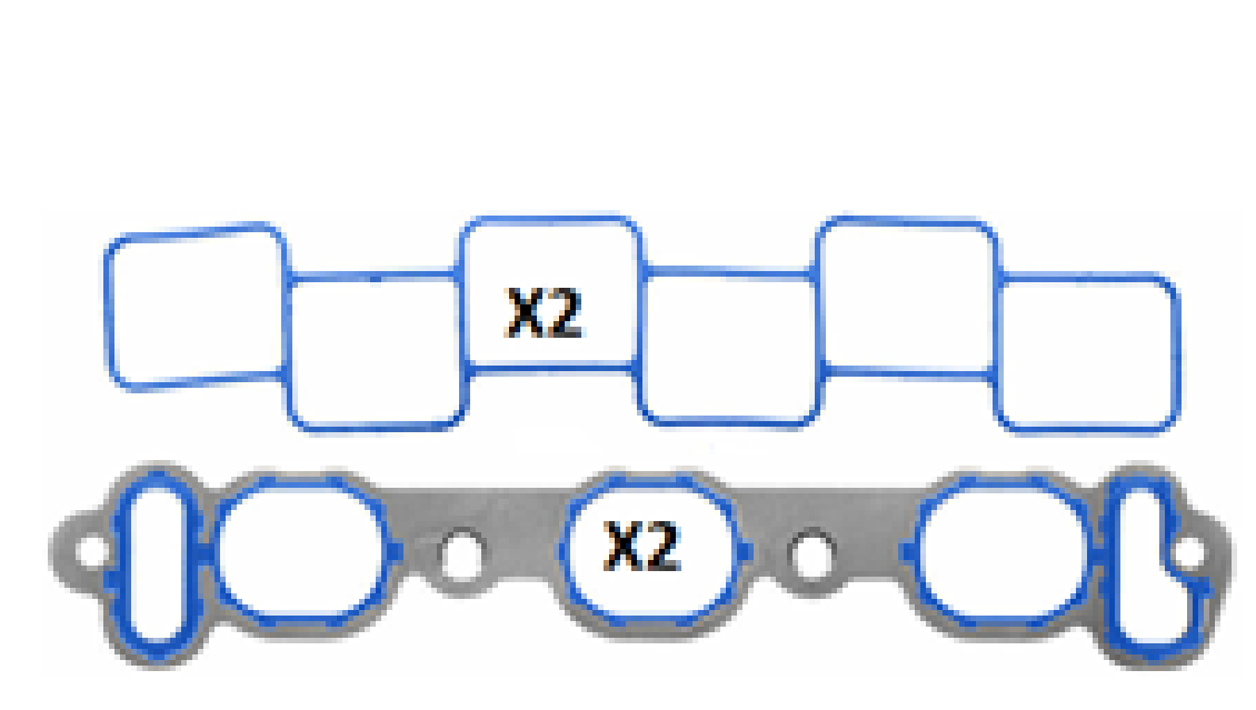 JUNTA DE ADMISION CHRYSLER DODGE 300M, INTREPID, EGG 215, 3.5L, 99/05